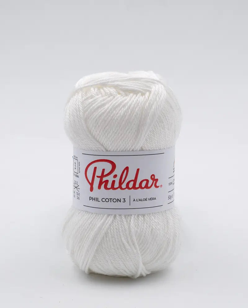 Phildar Cotton 3 siūlai 50g (medvilnė)