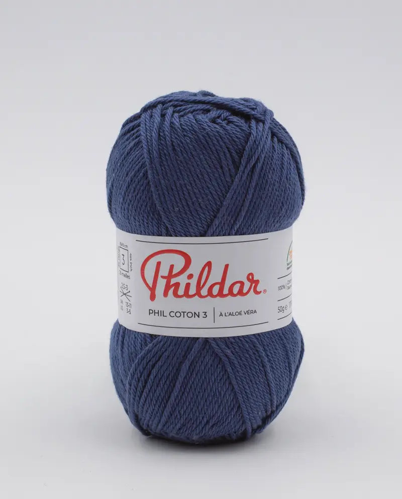 Phildar Cotton 3 siūlai 50g (medvilnė)