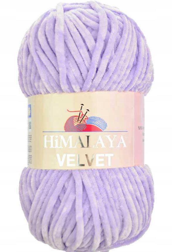 Himalaya Velvet mezgimo siūlai 100g (poliesteris-pliušas) - Pasaulio Siūlai