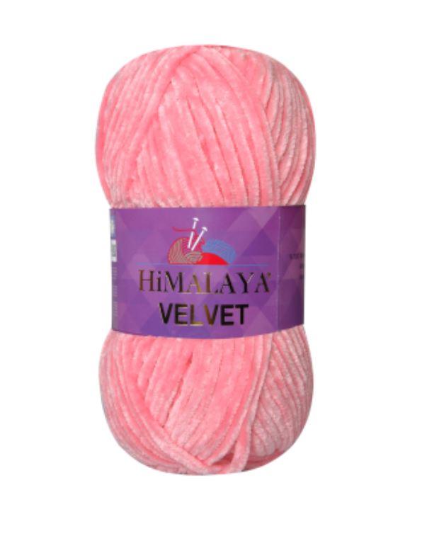 Himalaya Velvet mezgimo siūlai 100g (poliesteris-pliušas) - Pasaulio Siūlai