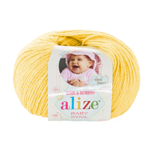 Alize Baby Wool 50g (vilna, bambukas, akrilanas) - Pasaulio Siūlai