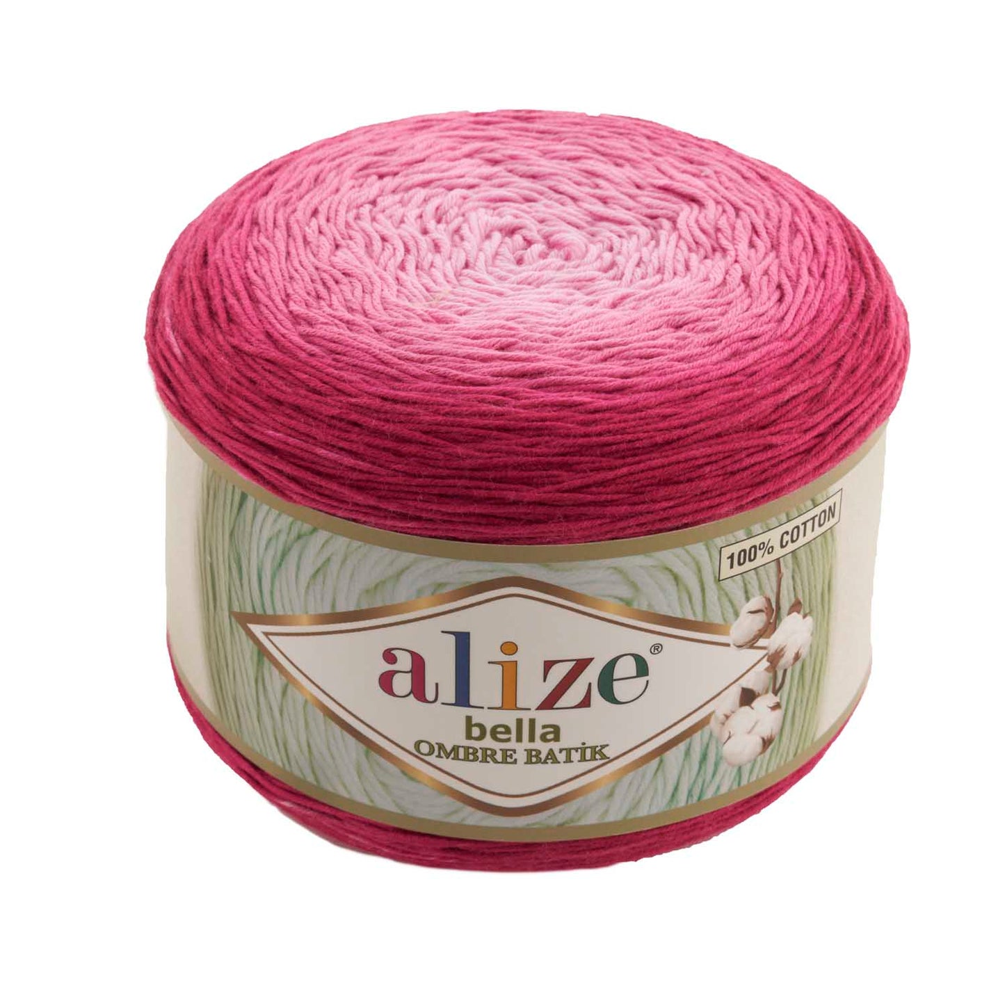 Alize Bella Ombre Batik siūlai 250g (medvilnė)