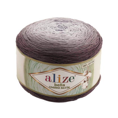 Alize Bella Ombre Batik siūlai 250g (medvilnė)