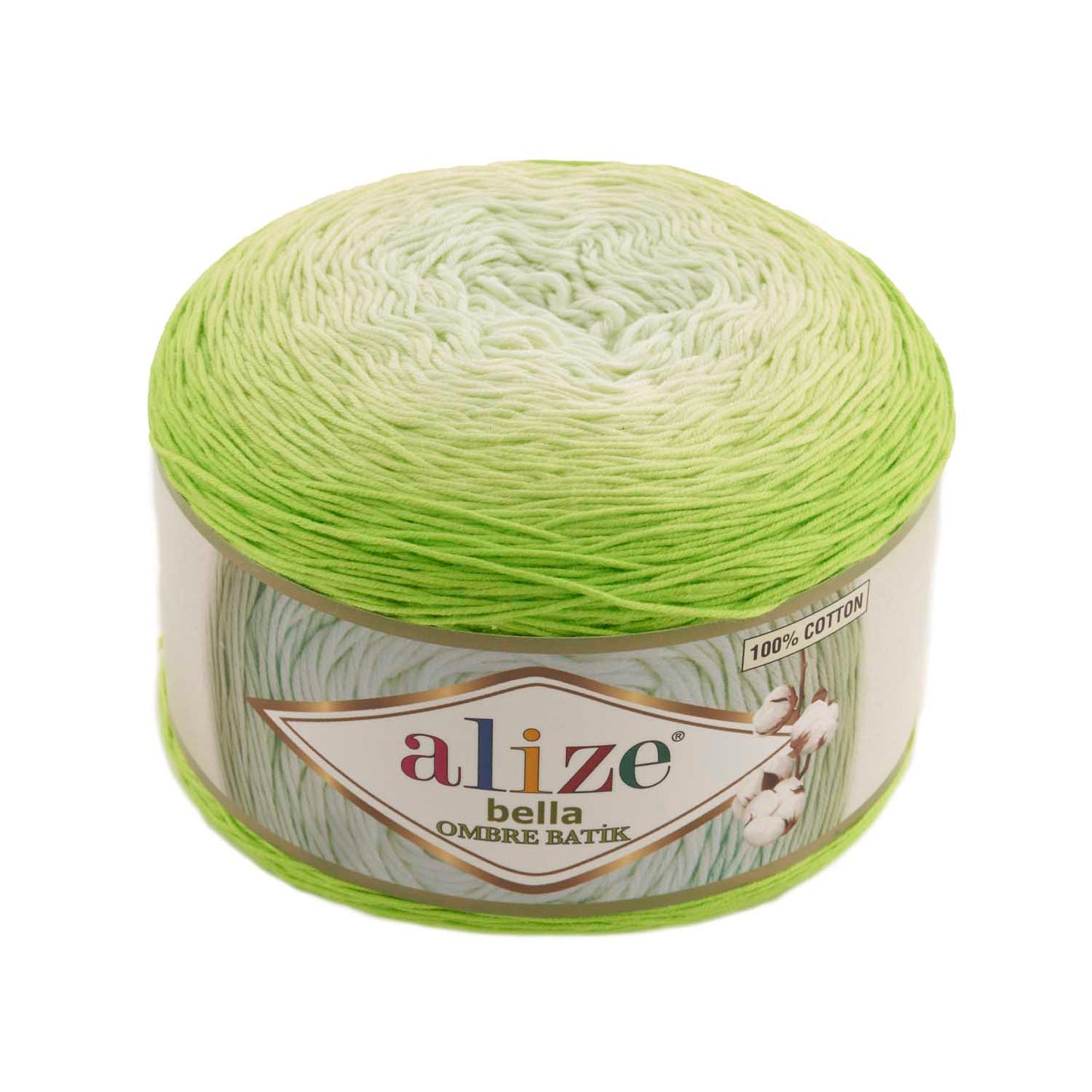 Alize Bella Ombre Batik siūlai 250g (medvilnė)