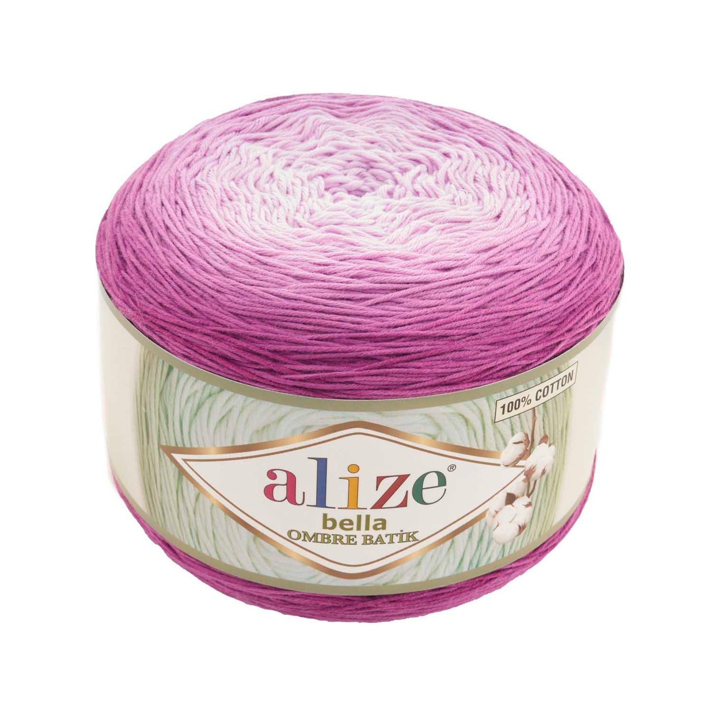 Alize Bella Ombre Batik siūlai 250g (medvilnė)