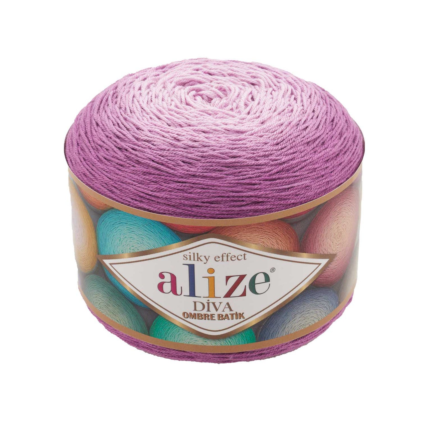 Alize Diva Ombre Batik siūlai 250g (akrilanas)