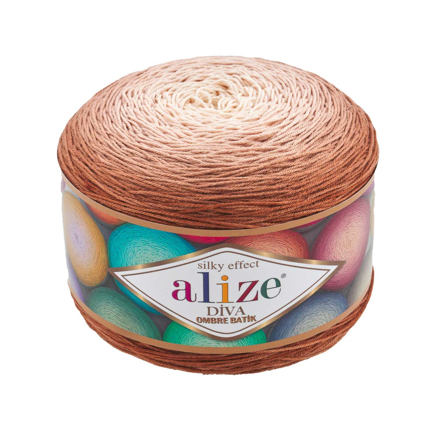 Alize Diva Ombre Batik siūlai 250g (akrilanas)