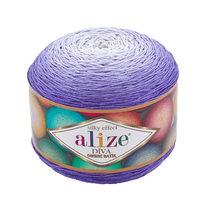 Alize Diva Ombre Batik siūlai 250g (akrilanas)