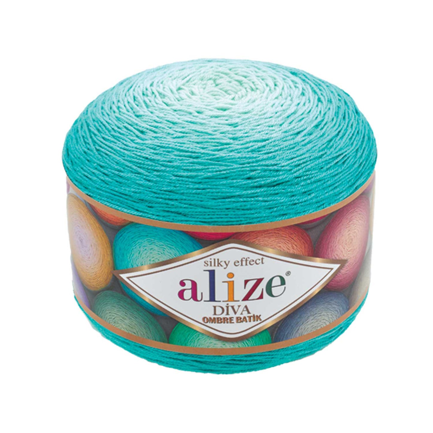 Alize Diva Ombre Batik siūlai 250g (akrilanas)