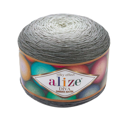 Alize Diva Ombre Batik siūlai 250g (akrilanas)