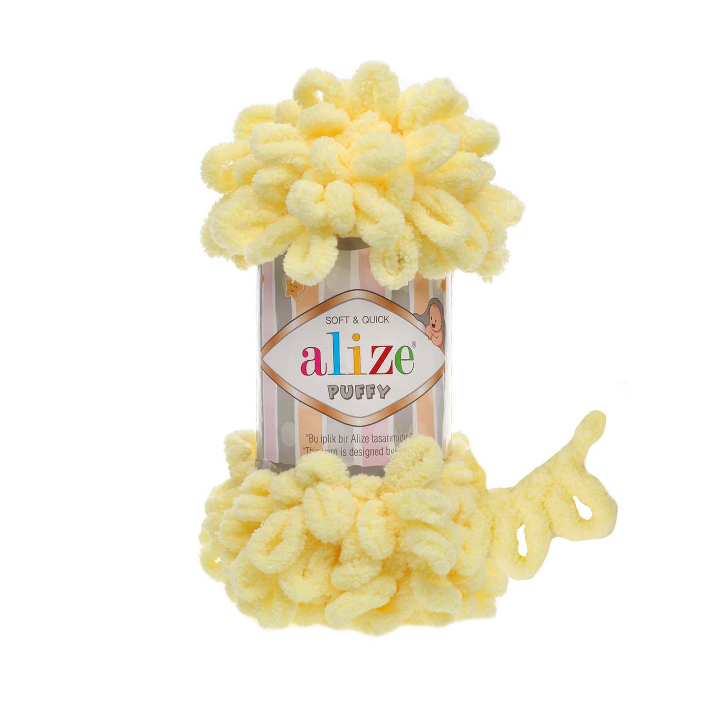 Alize Puffy yarn 100g (micro polyester)