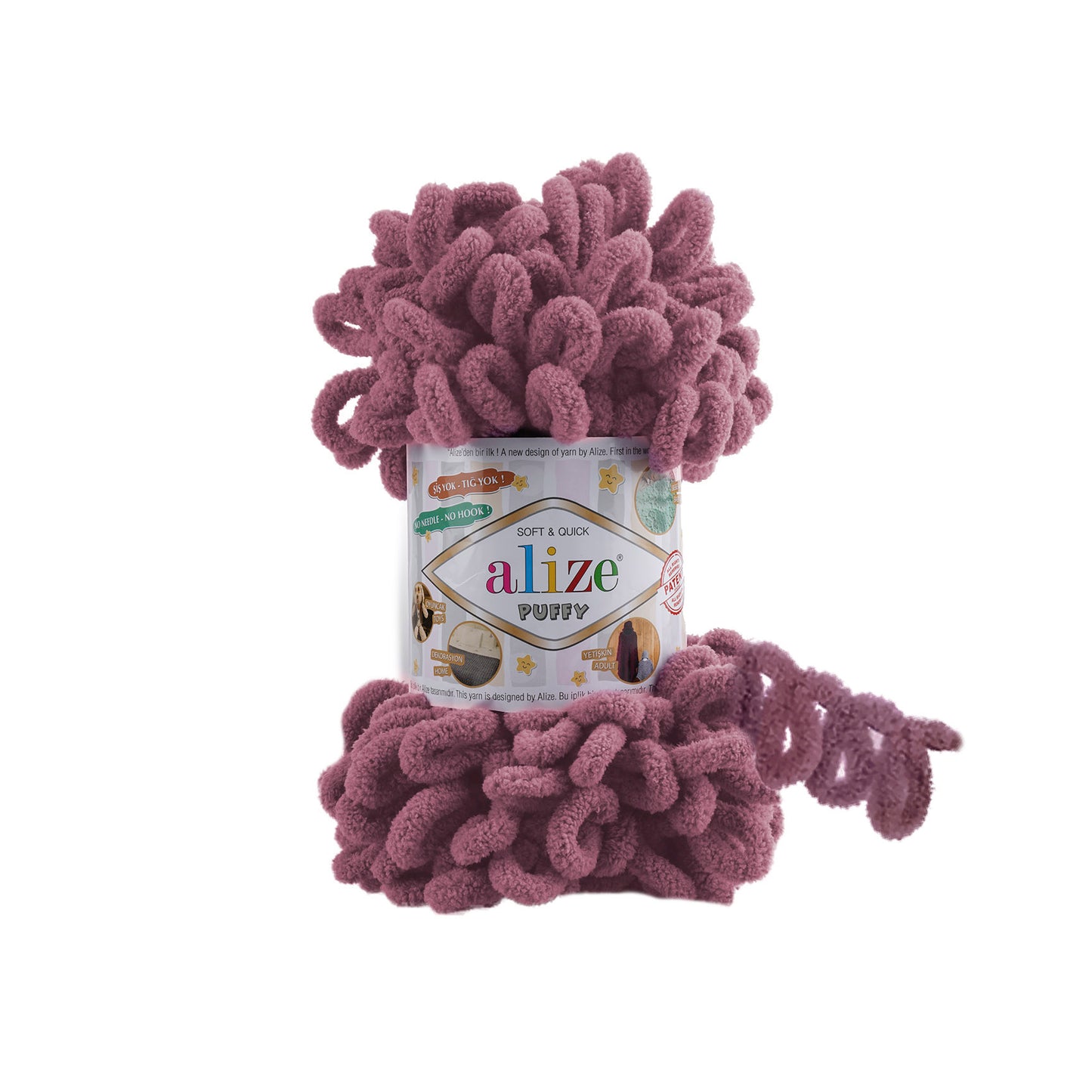 Alize Puffy yarn 100g (micro polyester)