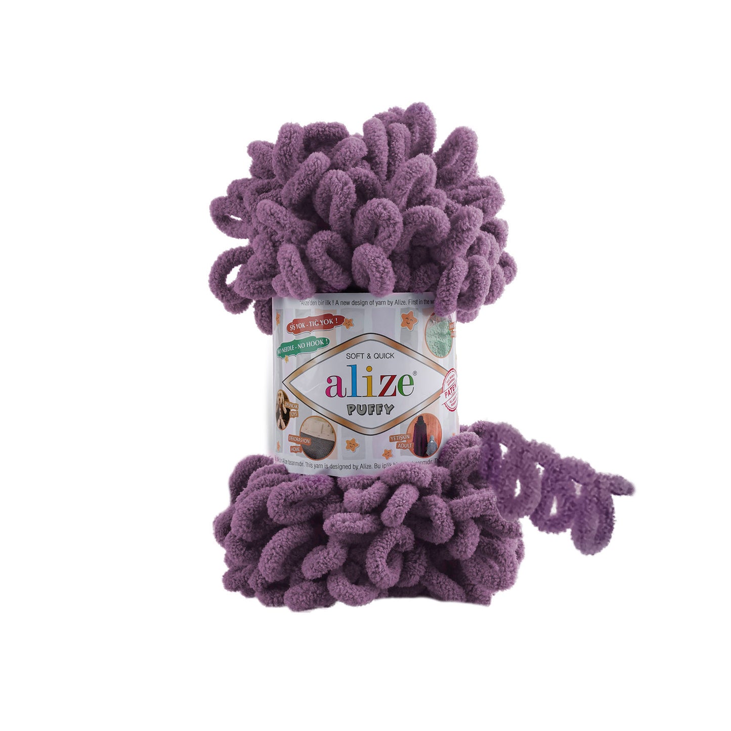 Alize Puffy yarn 100g (micro polyester)