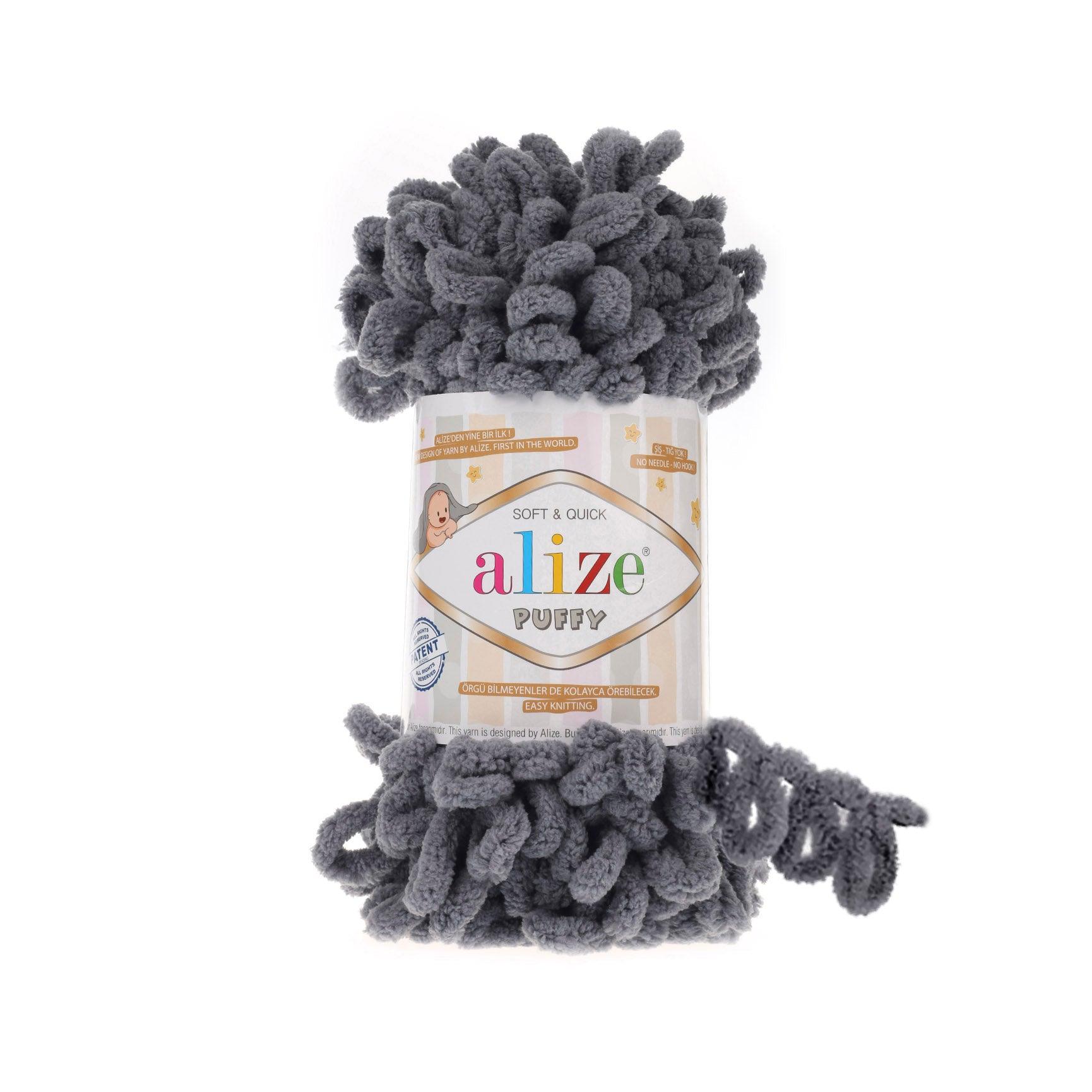 Alize Puffy siūlai 100g (mikropoliesteris) - Pasaulio Siūlai