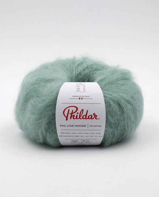 Phildar LOVE MOHAIR mezgimo siūlai 50g (mohera, vilna)