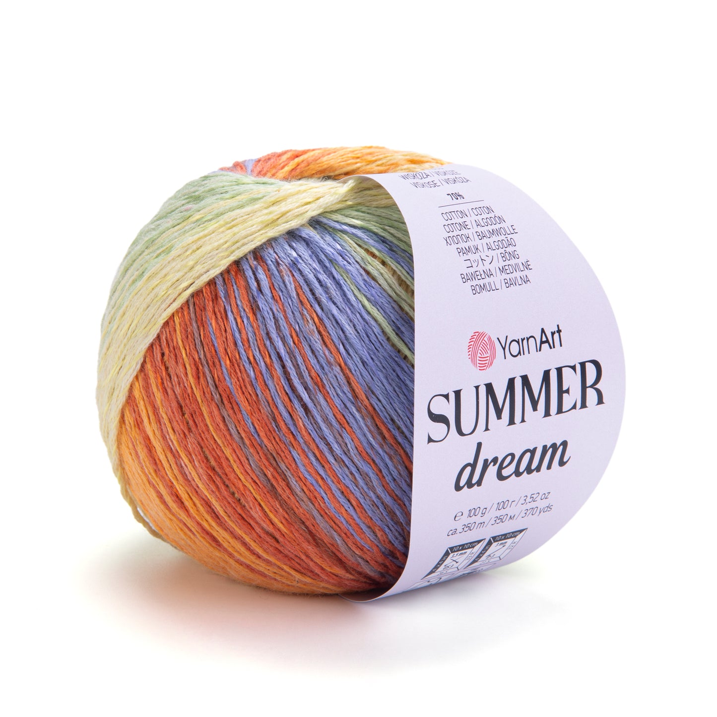 YarnArt Summer Dream siūlai 100g (medvilnė, viskozė)