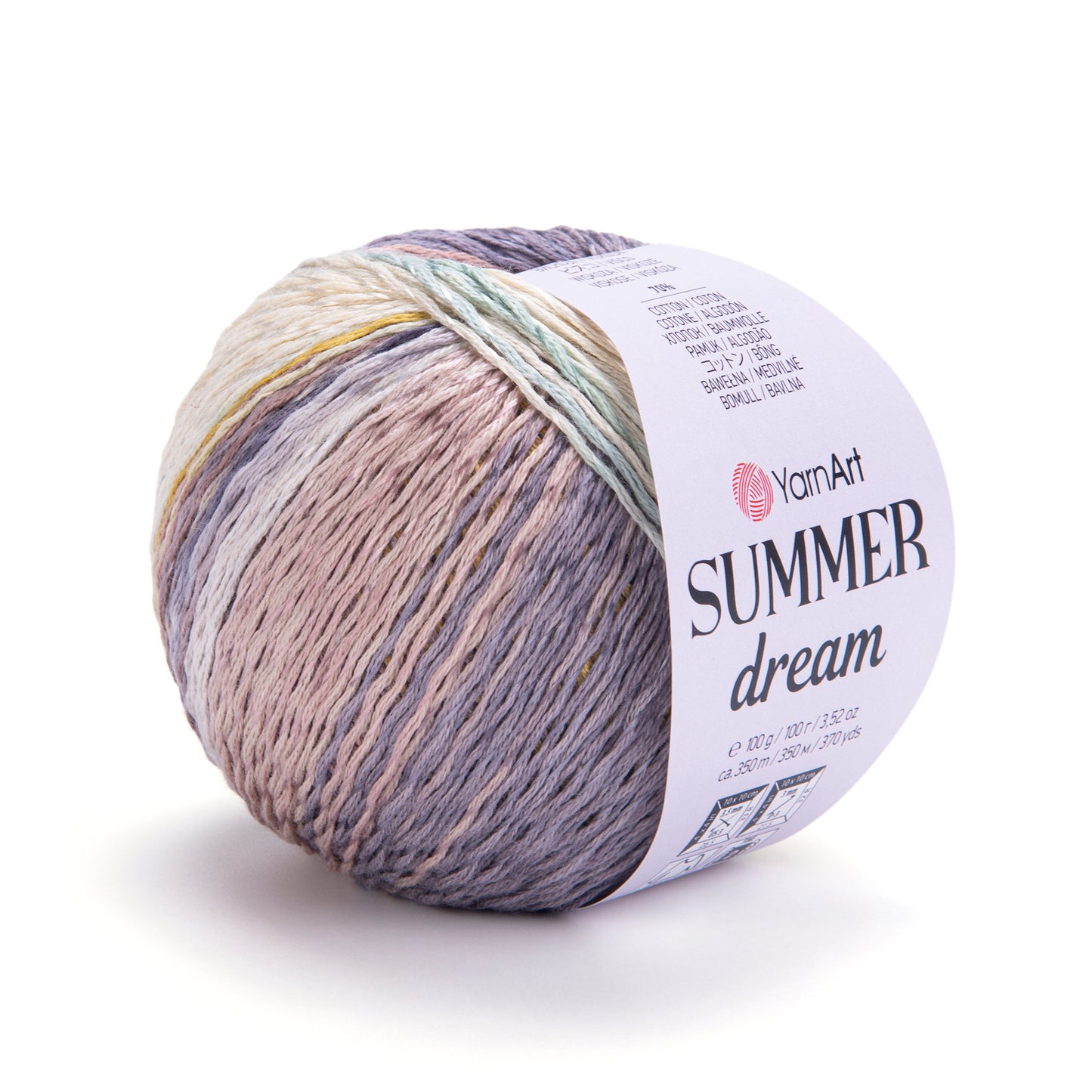 YarnArt Summer Dream siūlai 100g (medvilnė, viskozė)