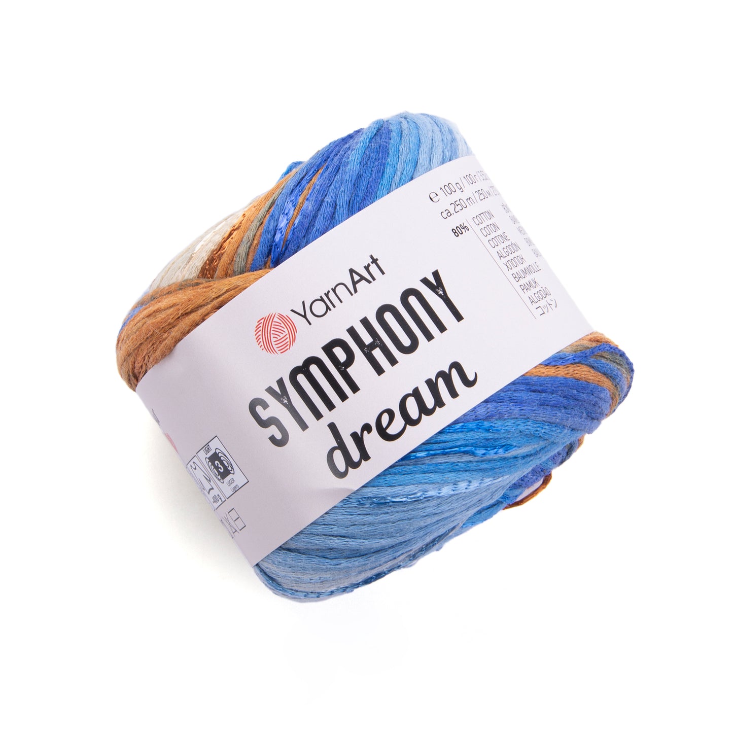 YarnArt Symphony Dream siūlai 100g (medvilnė, viskozė)