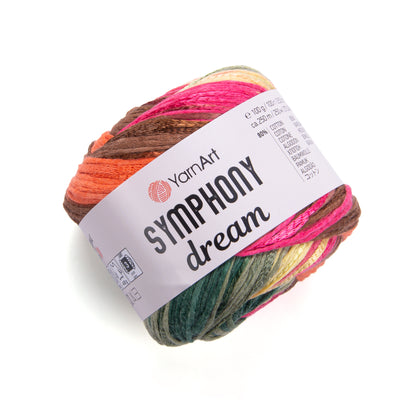 YarnArt Symphony Dream siūlai 100g (medvilnė, viskozė)