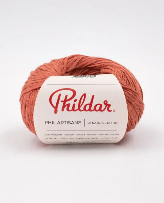 Phildar Artisane mezgimo siūlai 50g (linas, viskozė)