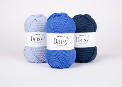 DROPS Daisy mezgimo siūlai 50g (merino vilna) - Pasaulio Siūlai