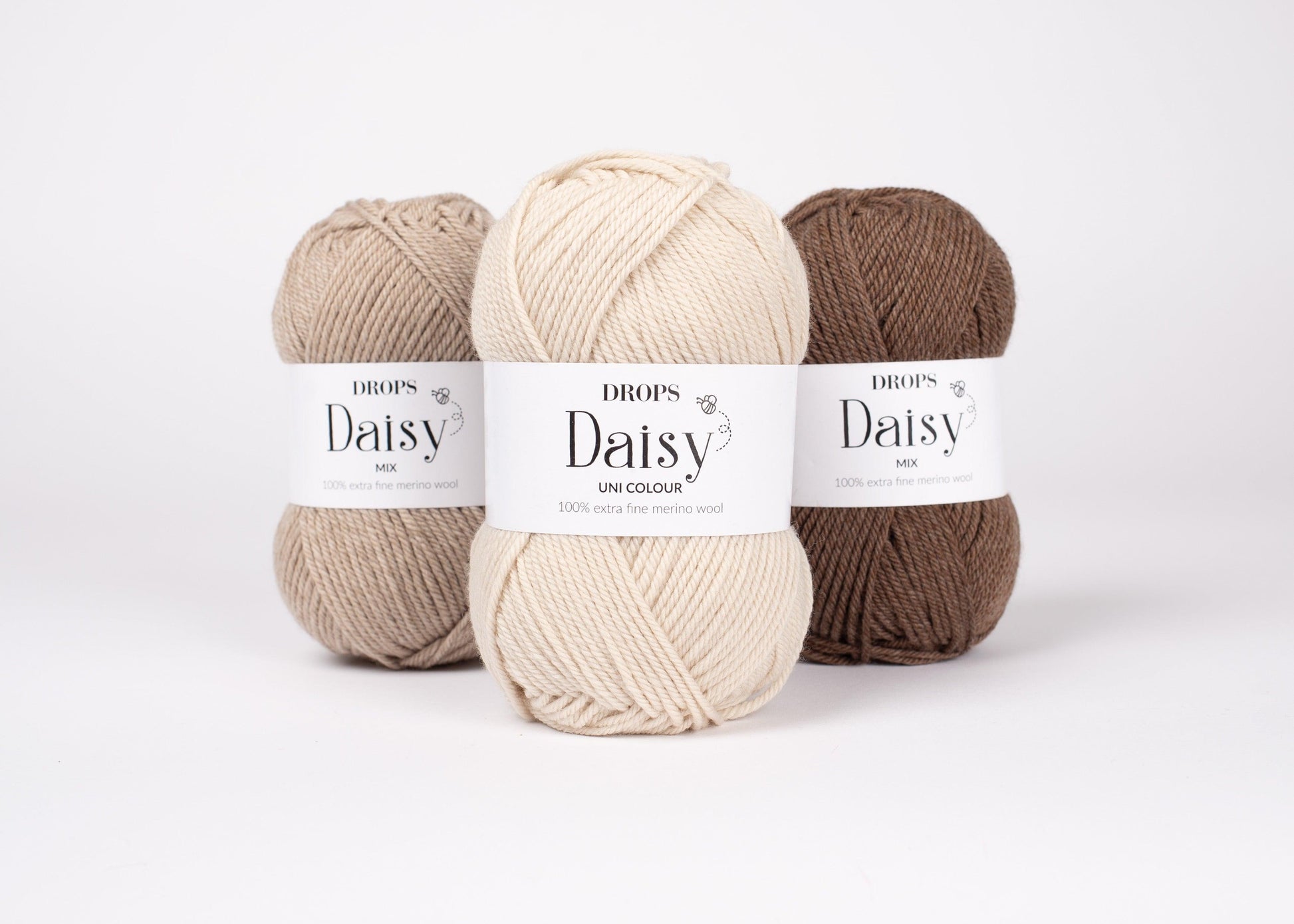 DROPS Daisy mezgimo siūlai 50g (merino vilna) - Pasaulio Siūlai