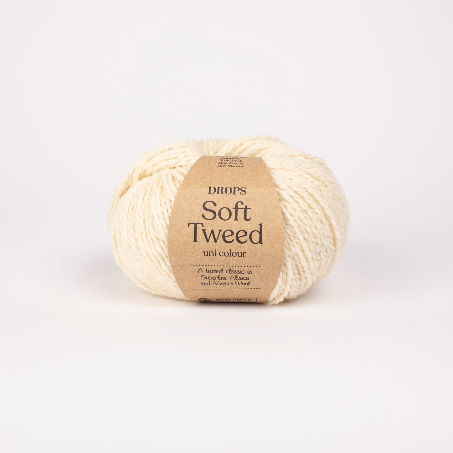 DROPS Soft Tweed mezgimo siūlai 50g (vilna, alpaka, viskozė)