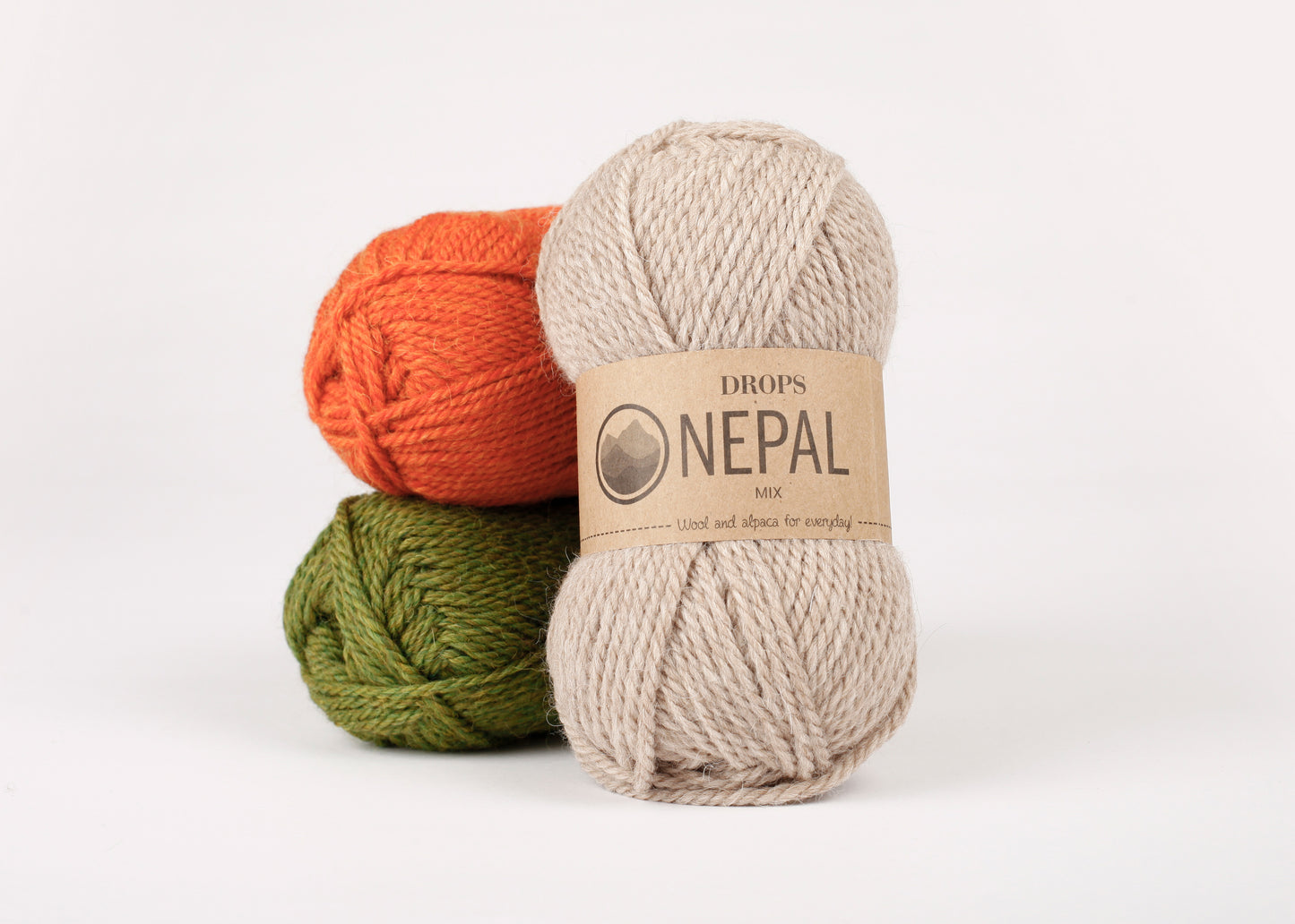 DROPS Nepal mezgimo siūlai 50g (vilna, alpaka)