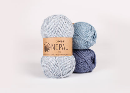 DROPS Nepal mezgimo siūlai 50g (vilna, alpaka)