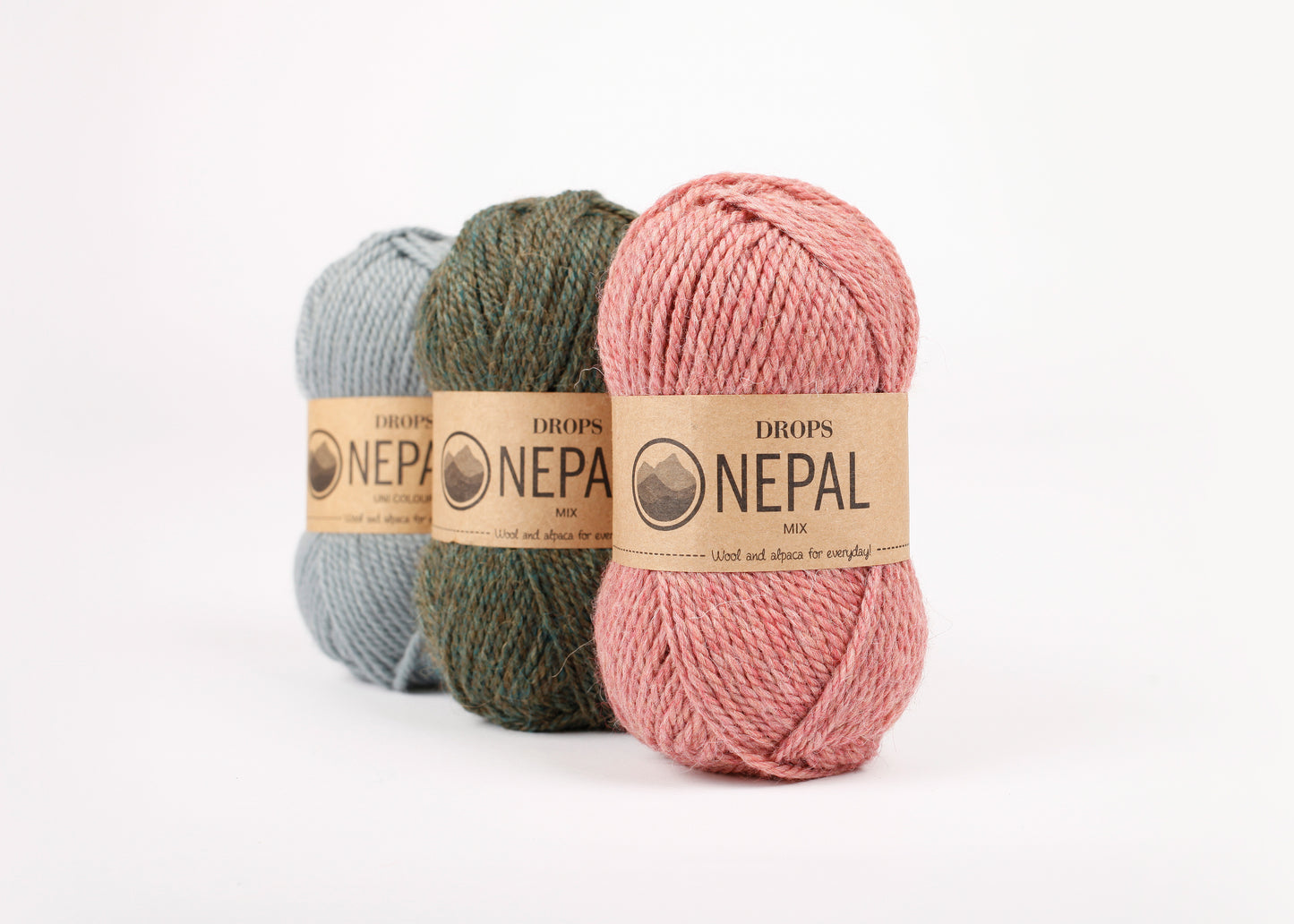 DROPS Nepal mezgimo siūlai 50g (vilna, alpaka)