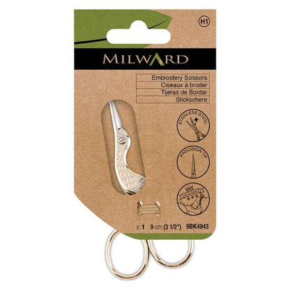 Milward žirklutės "Gervė" 9cm (auksinės spalvos)