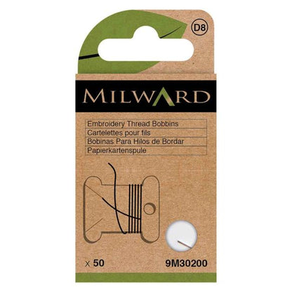 Milward paper thread spools 50 pcs.