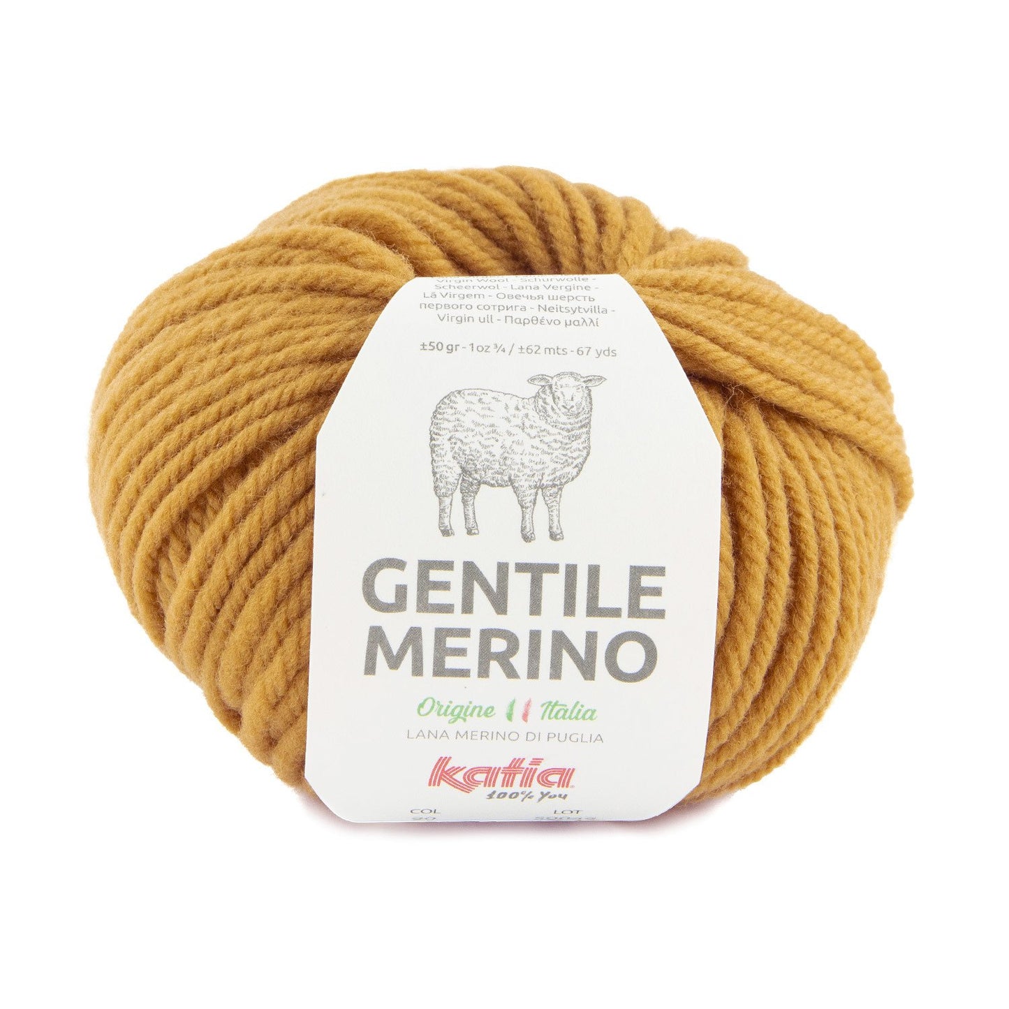 Katia Gentile Merino mezgimo siūlai 50g (merino vilna)