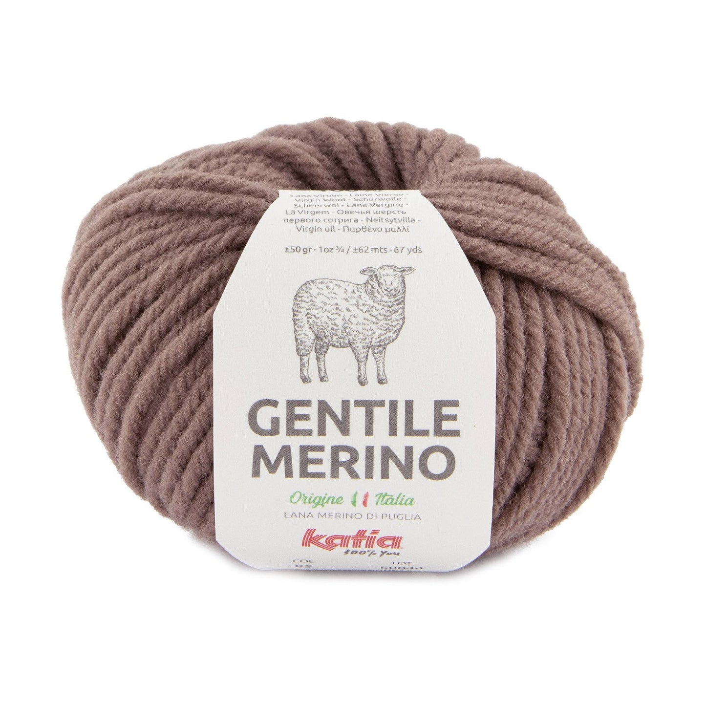 Katia Gentile Merino mezgimo siūlai 50g (merino vilna)