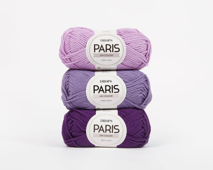 DROPS Paris siūlai 50g (medvilnė) - Pasaulio Siūlai