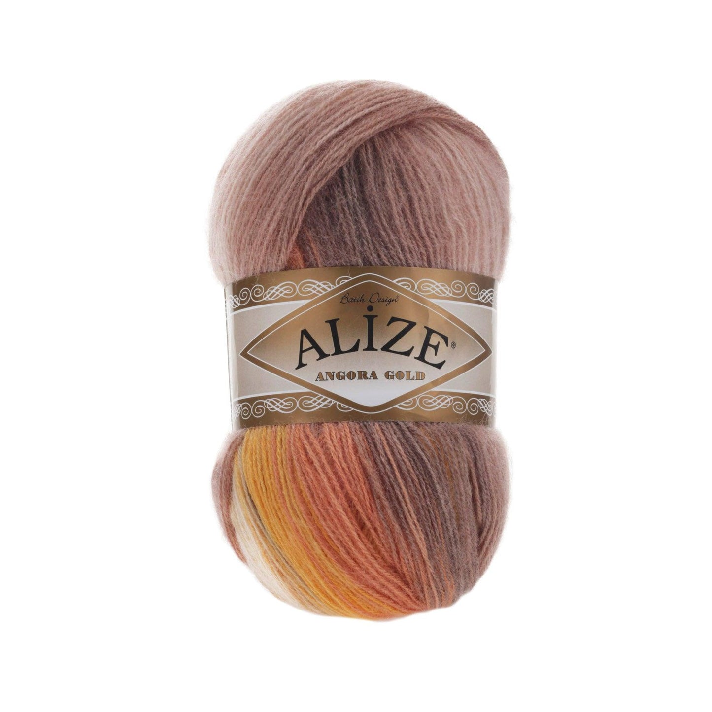 Alize Angora Gold Batik mezgimo siūlai 100g (vilna, akrilanas) - Pasaulio Siūlai