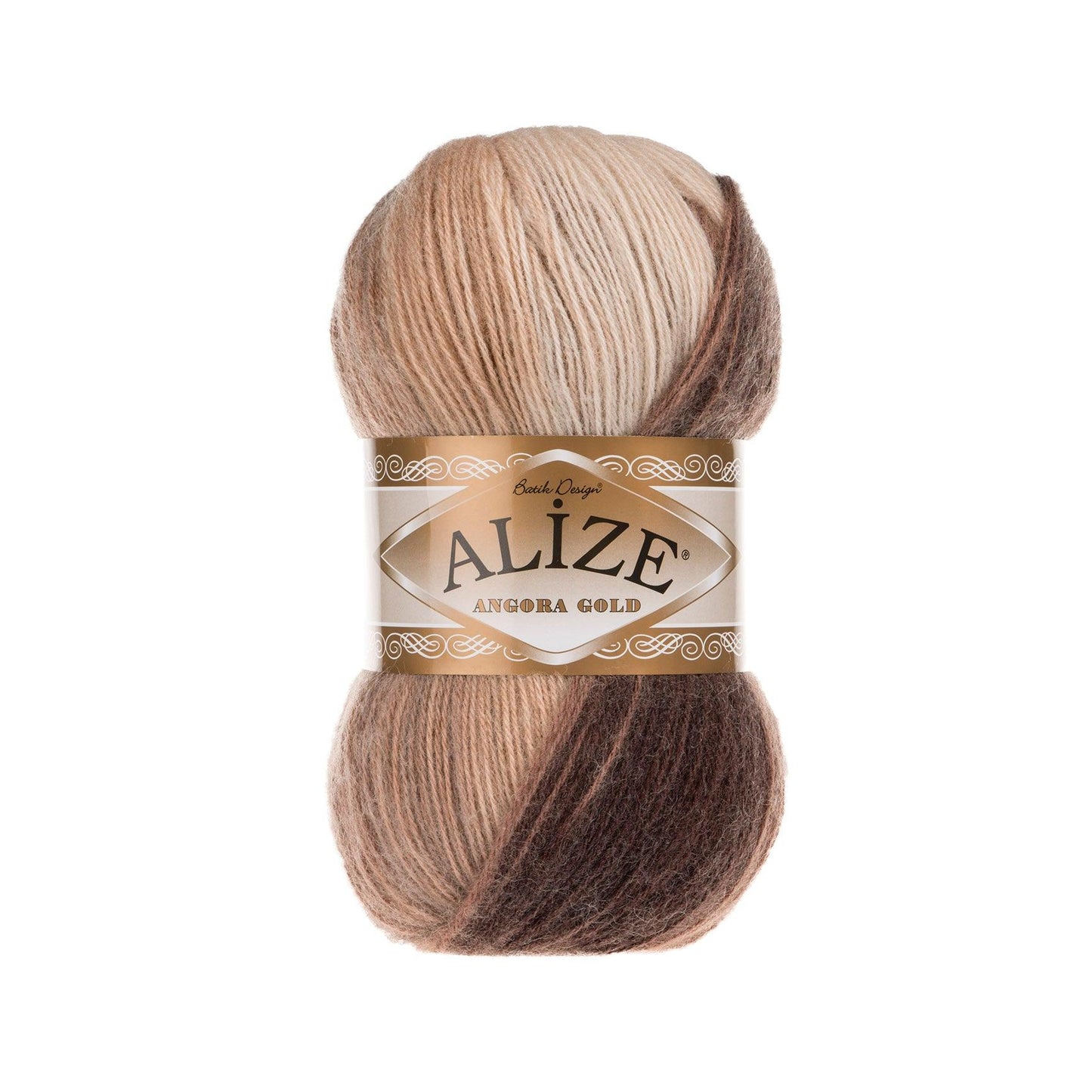 Alize Angora Gold Batik mezgimo siūlai 100g (vilna, akrilanas) - Pasaulio Siūlai