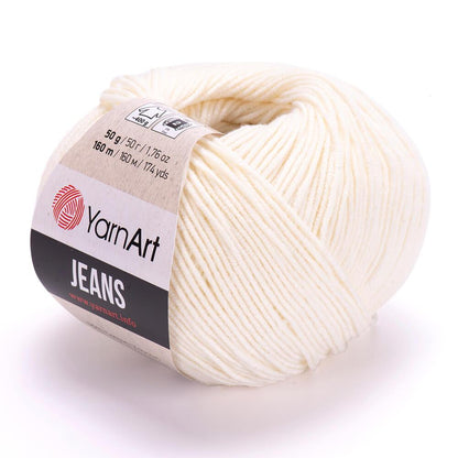 YarnArt Jeans mezgimo siūlai 50g (medvilnė, akrilanas) - Pasaulio Siūlai