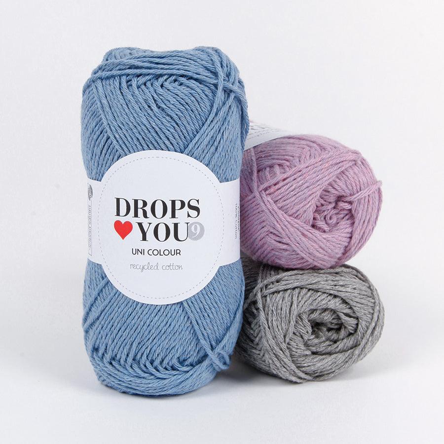 DROPS Loves You 9 siūlai 50g (medvilnė) - Pasaulio Siūlai