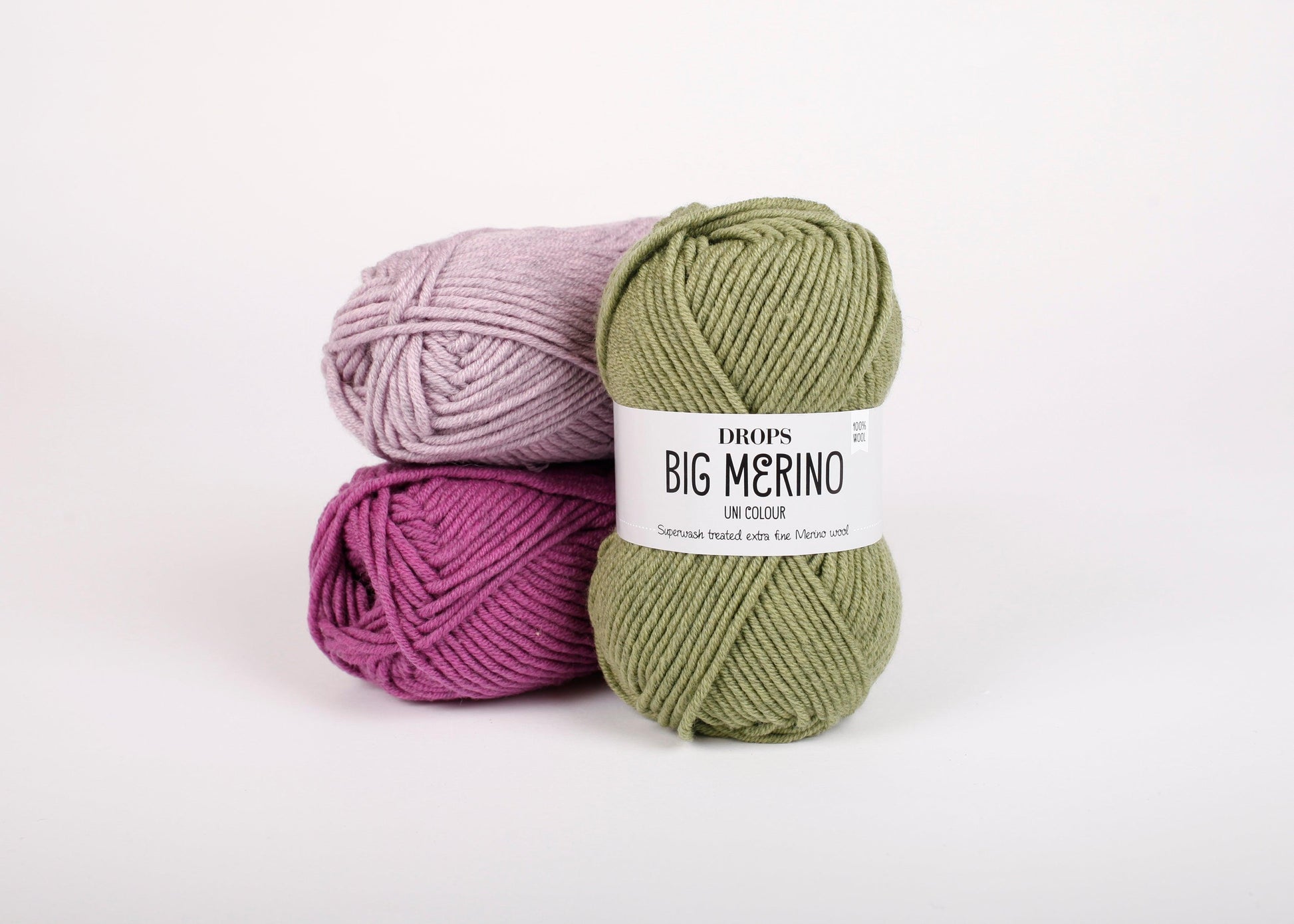 DROPS Big Merino mezgimo siūlai 50g (merino vilna) - Pasaulio Siūlai