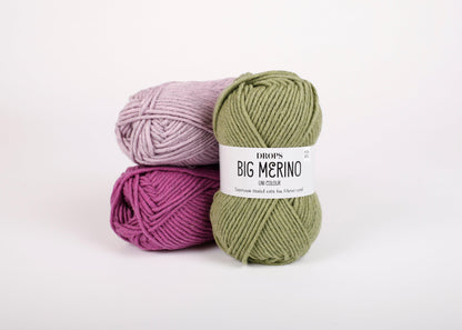 DROPS Big Merino mezgimo siūlai 50g (merino vilna) - Pasaulio Siūlai